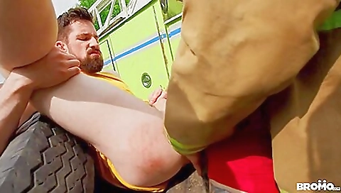 Opens His Legs For Bo Sinns Big Dick